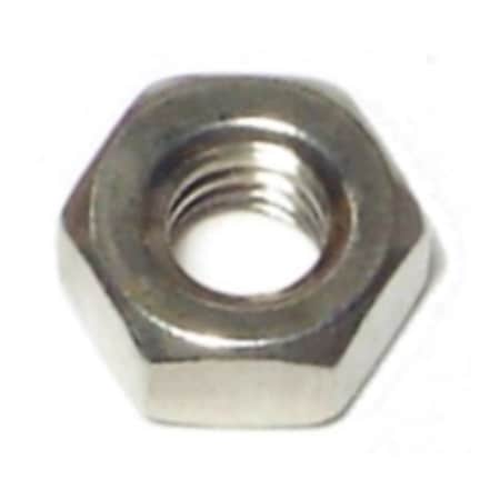 Midwest Fastener Hex Nut, 1/4"-20, 18-8 Stainless Steel, Not Graded, 100 PK 05270